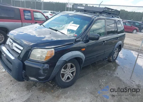 2006 Honda Pilot Ex-L from USA, damaged, VIN 2HKYF18506H530715